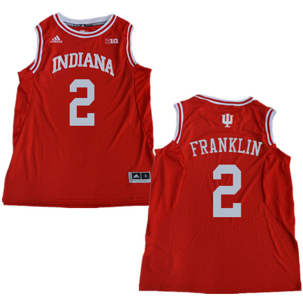 Men #2 Armaan Franklin Indiana Hoosiers College Basketball Jerseys Sale-Red